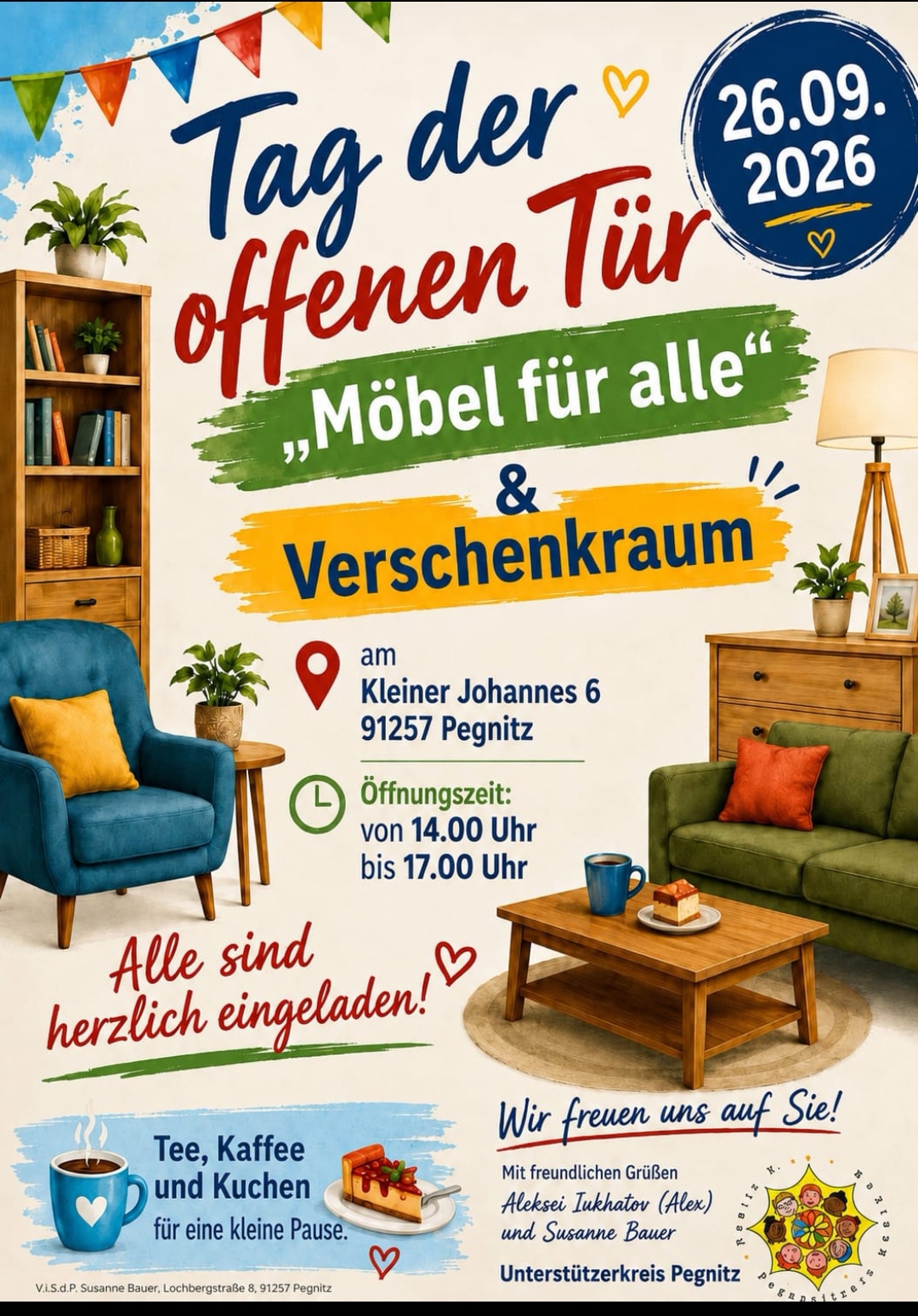 Tag der offenen T&uuml;r "M&ouml;bel f&uuml;r alle" & Verschenkraum