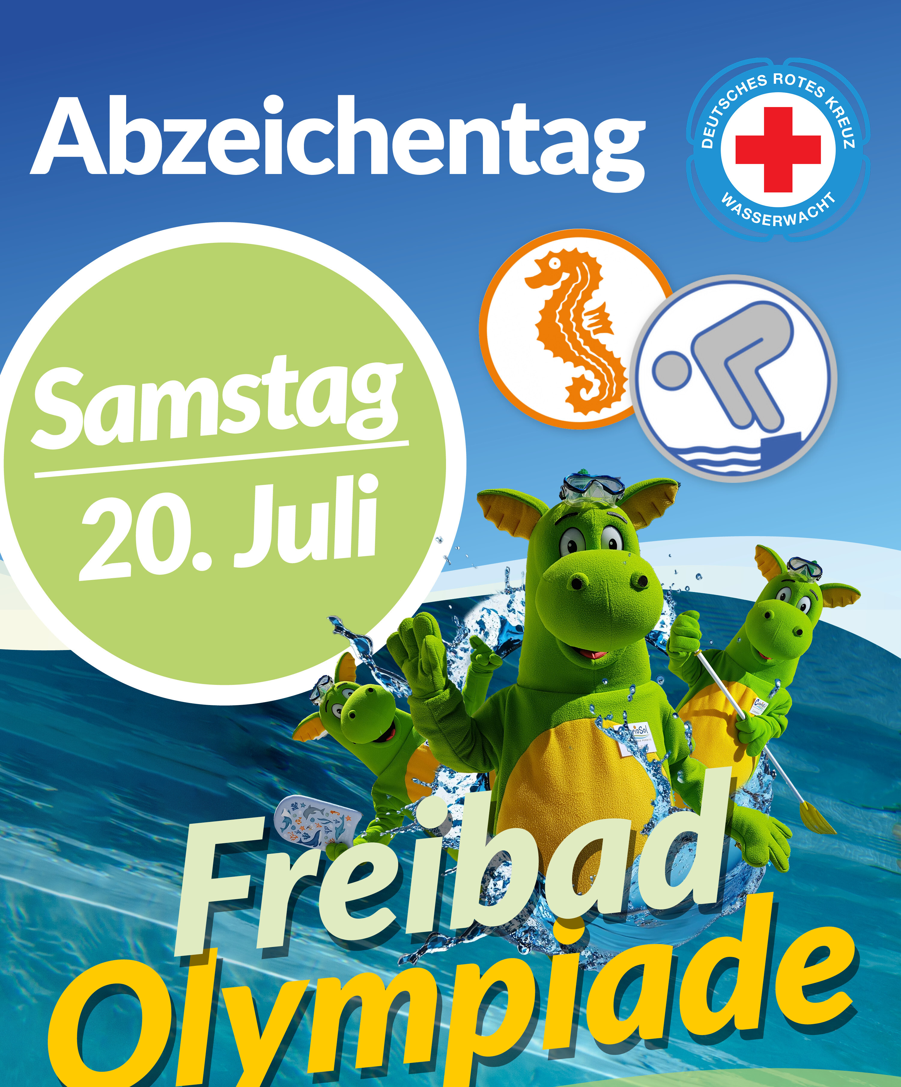 Abzeichentag und Freibad-Olympiade im CabrioSol