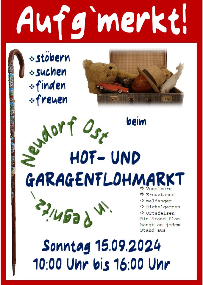 Garagenflohmarkt in Neudorf