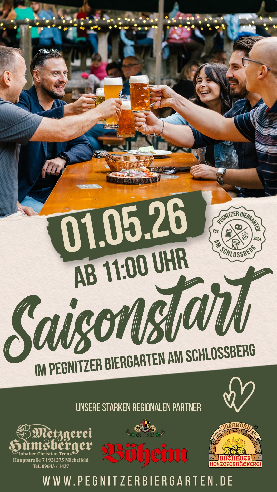 Saisonstart im Schlossberg-Biergarten