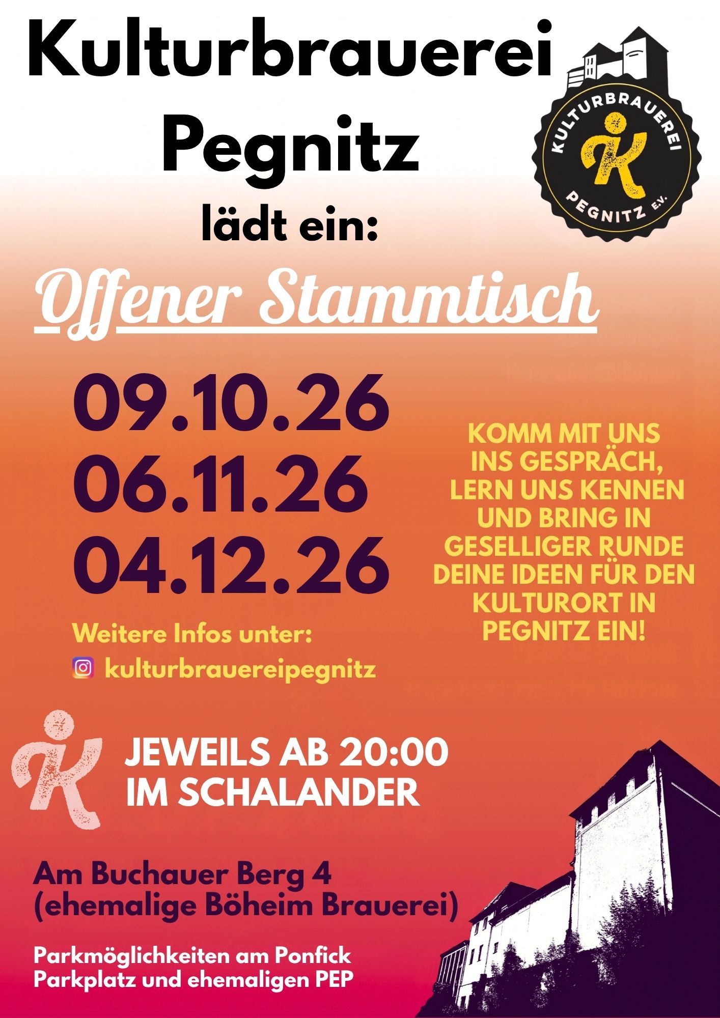 Kulturbrauerei Offener Stammtisch