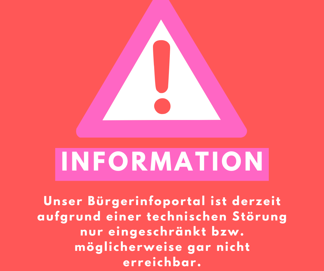 Beeinträchtigungen unserer Services