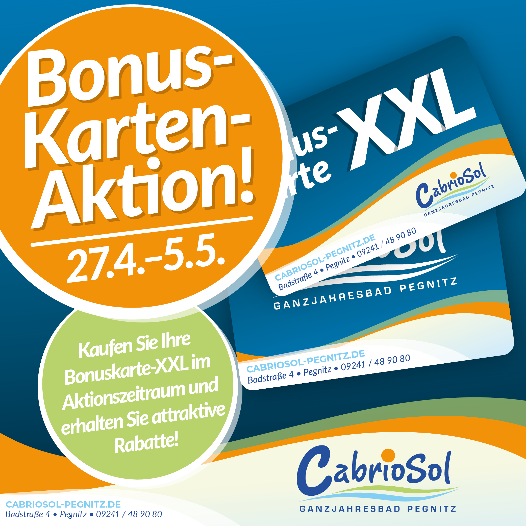 XXL Bonuskarten-Aktion im CabrioSol