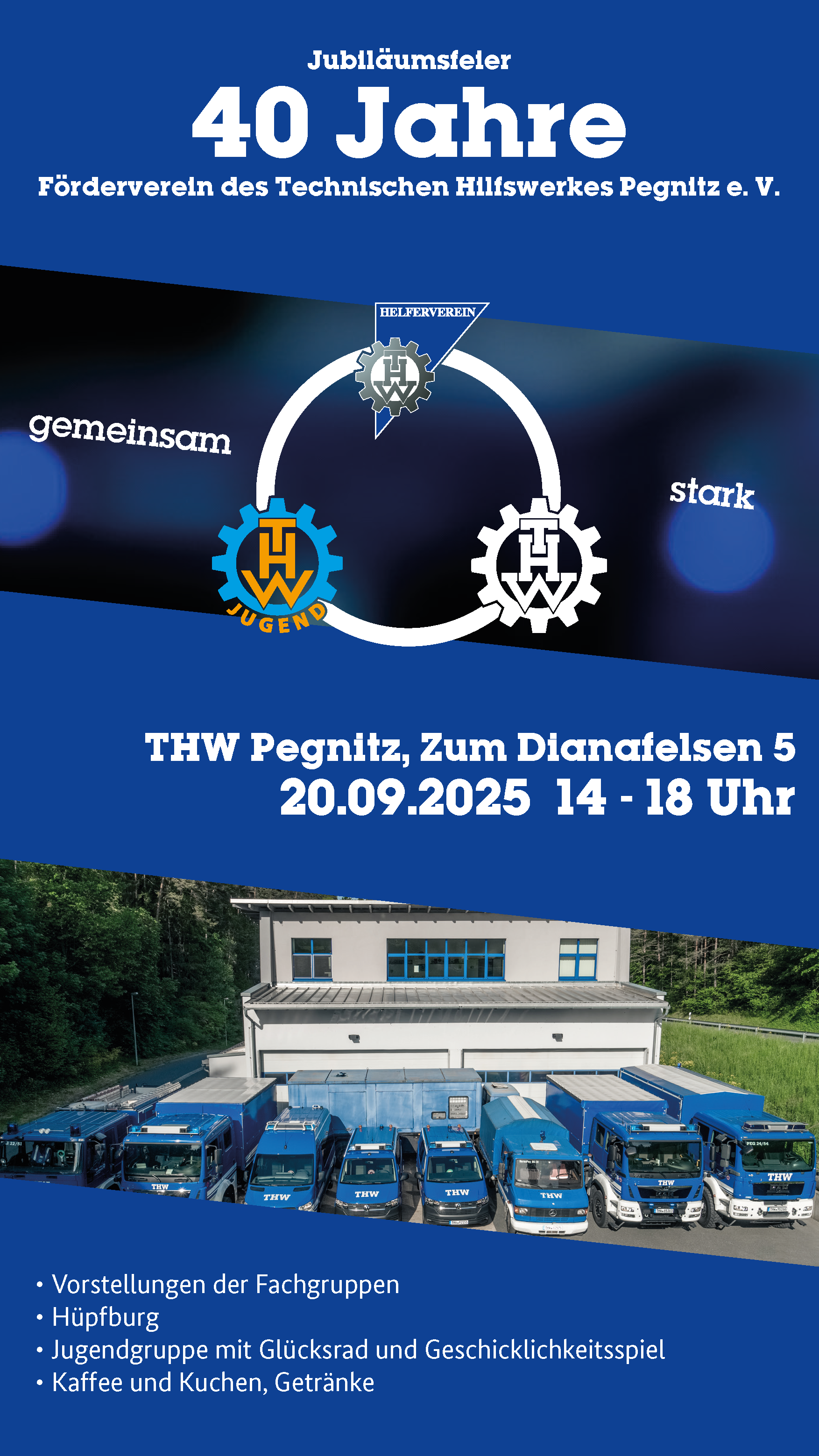 Jubiläumsfeier 40 Jahre THW Pegnitz