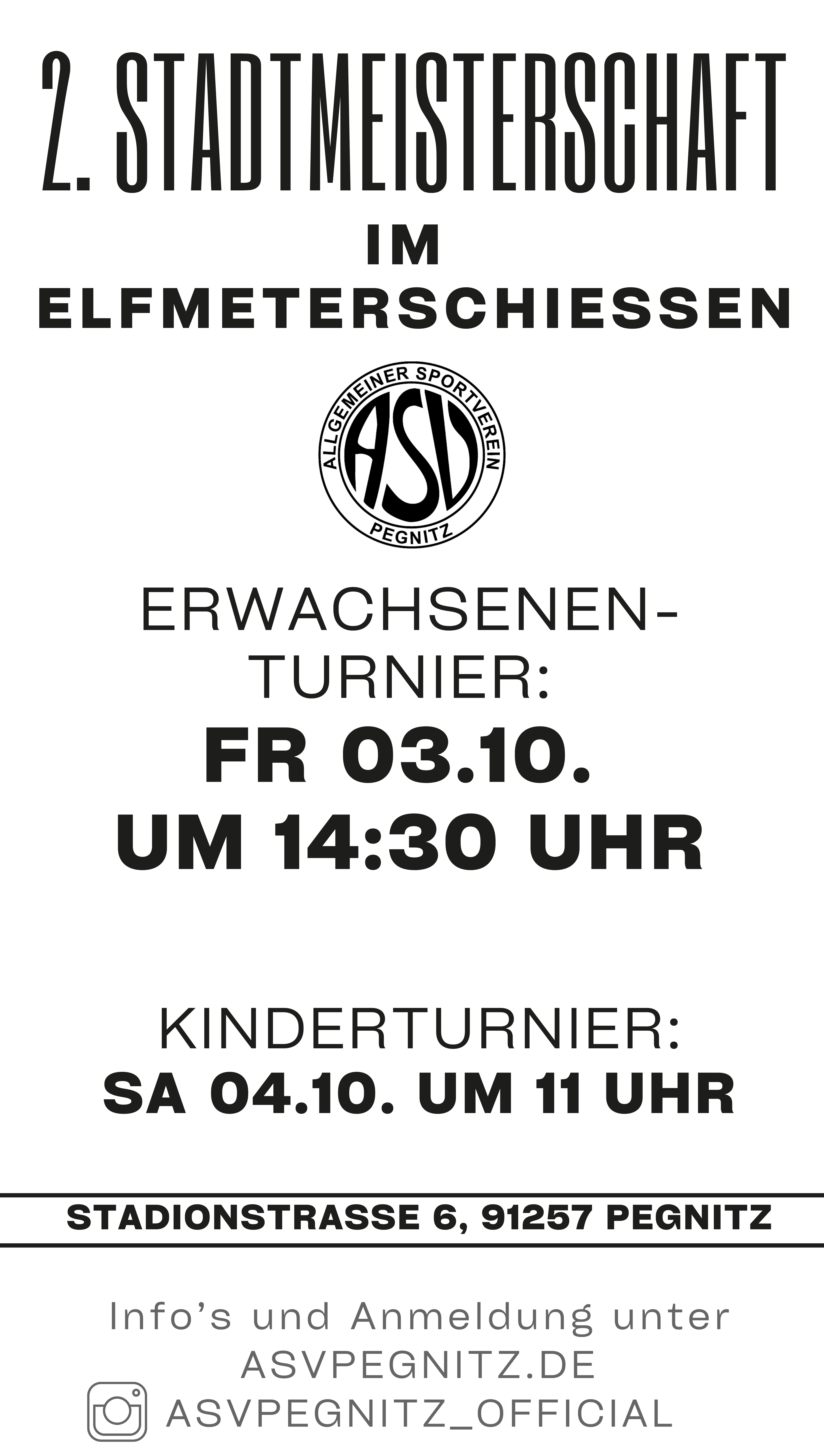 2. Stadtmeisterschaft im Elfmeterschie&szlig;en