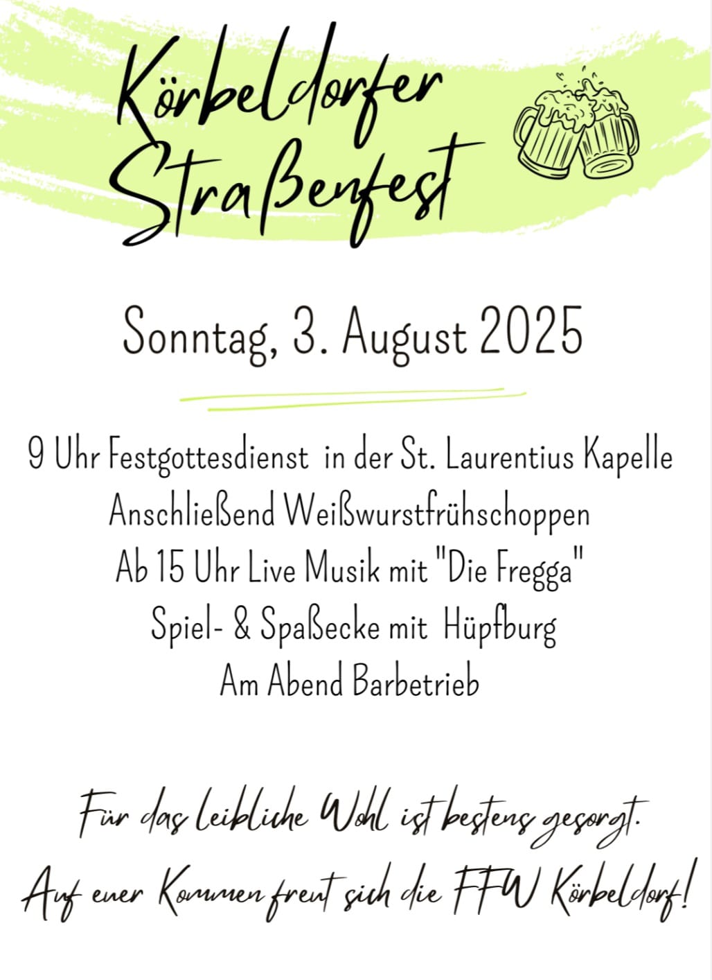 Körbeldorfer Straßenfest