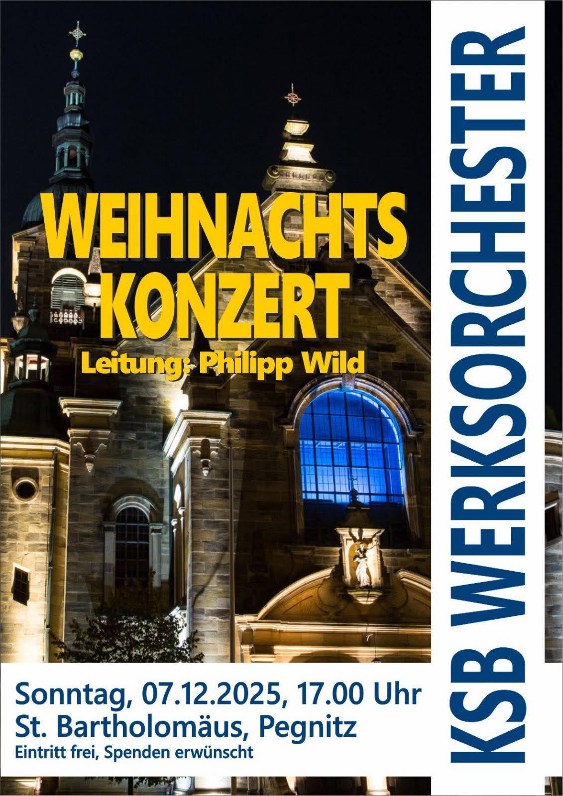 KSB Werksorchester Weihnachtskonzert