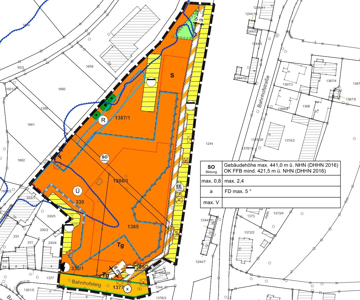 Änderung B-Plan Pegnitz Nord I für HföD
